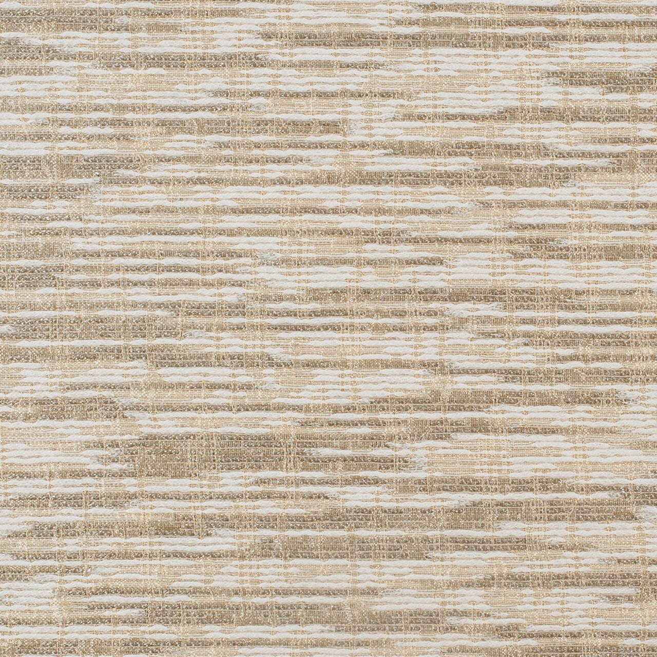 1 Yard Metallic Gold/Cream Blended Silk-Cotton Woven 58" Width